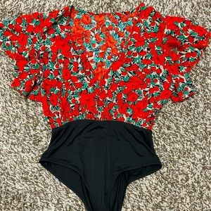 floral bodysuit